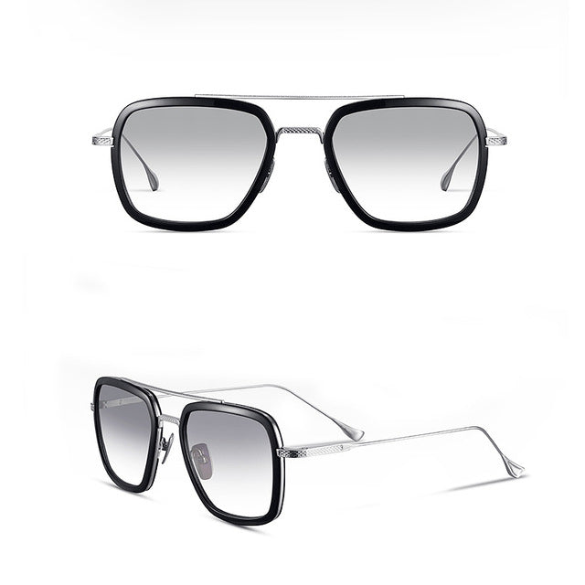 Square Iron Man Tony Stark Sunglasses Flight 006 Style Robert Downey jr Avengers Glasses Anti-Blue Light zonnebril heren