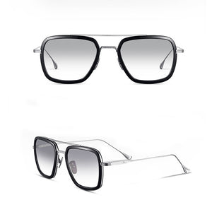 Square Iron Man Tony Stark Sunglasses Flight 006 Style Robert Downey jr Avengers Glasses Anti-Blue Light zonnebril heren