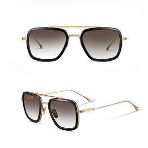 Square Iron Man Tony Stark Sunglasses Flight 006 Style Robert Downey jr Avengers Glasses Anti-Blue Light zonnebril heren