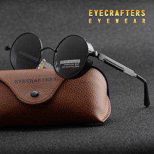 2020 Round Metal Polarized Sunglasses