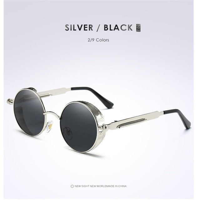 2020 Round Metal Polarized Sunglasses