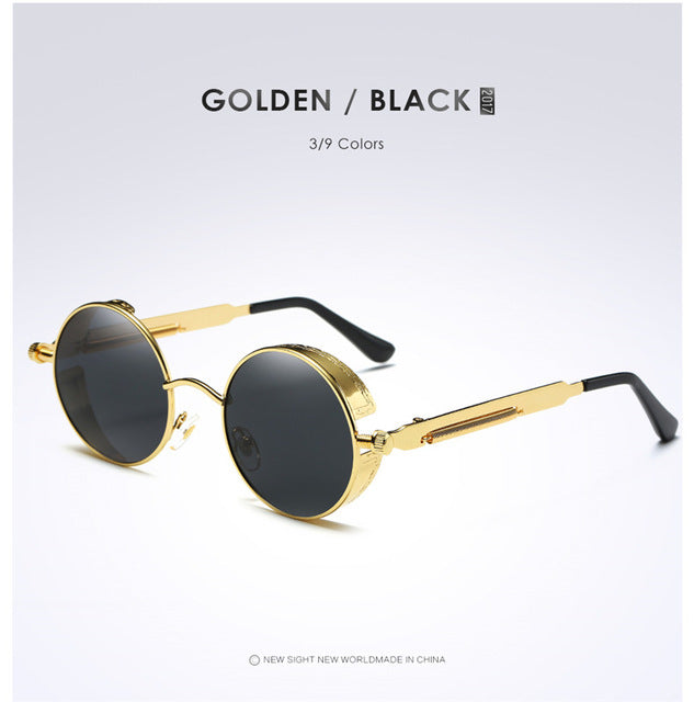2020 Round Metal Polarized Sunglasses