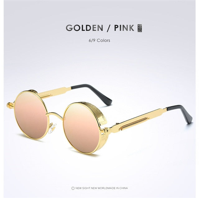 2020 Round Metal Polarized Sunglasses