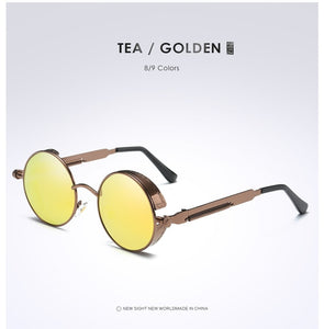 2020 Round Metal Polarized Sunglasses