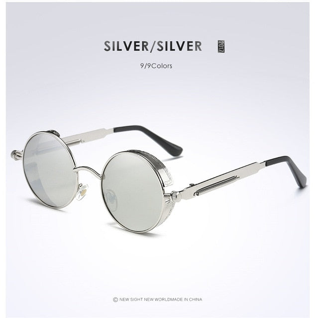 2020 Round Metal Polarized Sunglasses