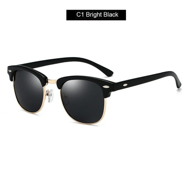 Higodoy Retro Classic Gentle Vintage Round Oversized Sunglasses Men