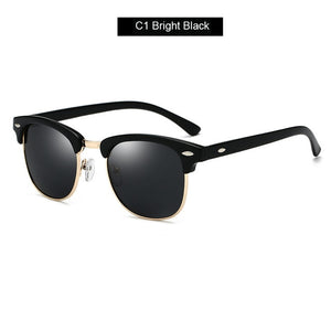 Higodoy Retro Classic Gentle Vintage Round Oversized Sunglasses Men