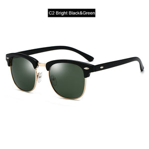 Higodoy Retro Classic Gentle Vintage Round Oversized Sunglasses Men