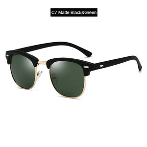 Higodoy Retro Classic Gentle Vintage Round Oversized Sunglasses Men