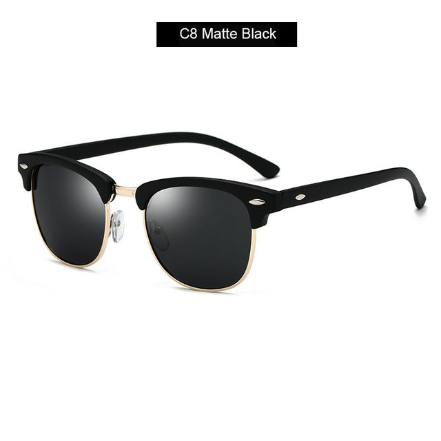 Higodoy Retro Classic Gentle Vintage Round Oversized Sunglasses Men