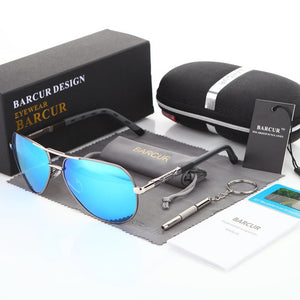 BARCUR Aluminum Magnesium Men's Sunglasses