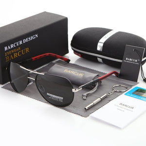 BARCUR Aluminum Magnesium Men's Sunglasses