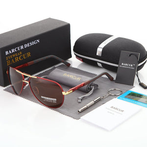 BARCUR Aluminum Magnesium Men's Sunglasses