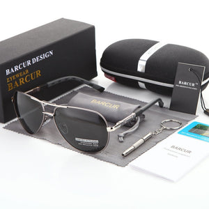 BARCUR Aluminum Magnesium Men's Sunglasses