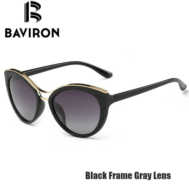 Sunglasses Women White Frame Gradient Polarized