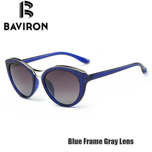 Sunglasses Women White Frame Gradient Polarized